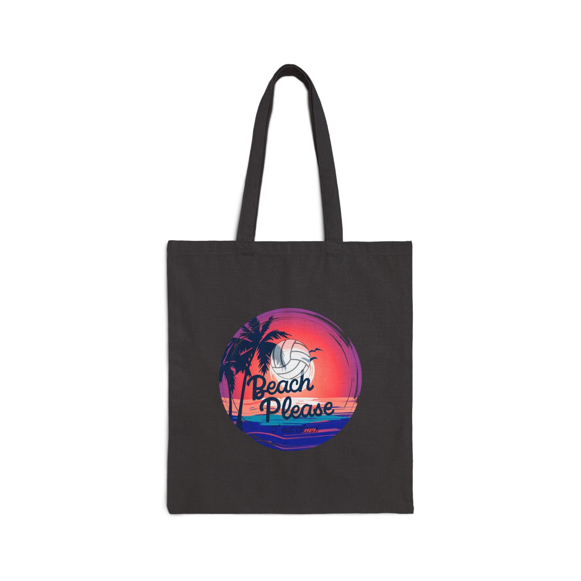 canvas tote bag for beach volleyball players essentials