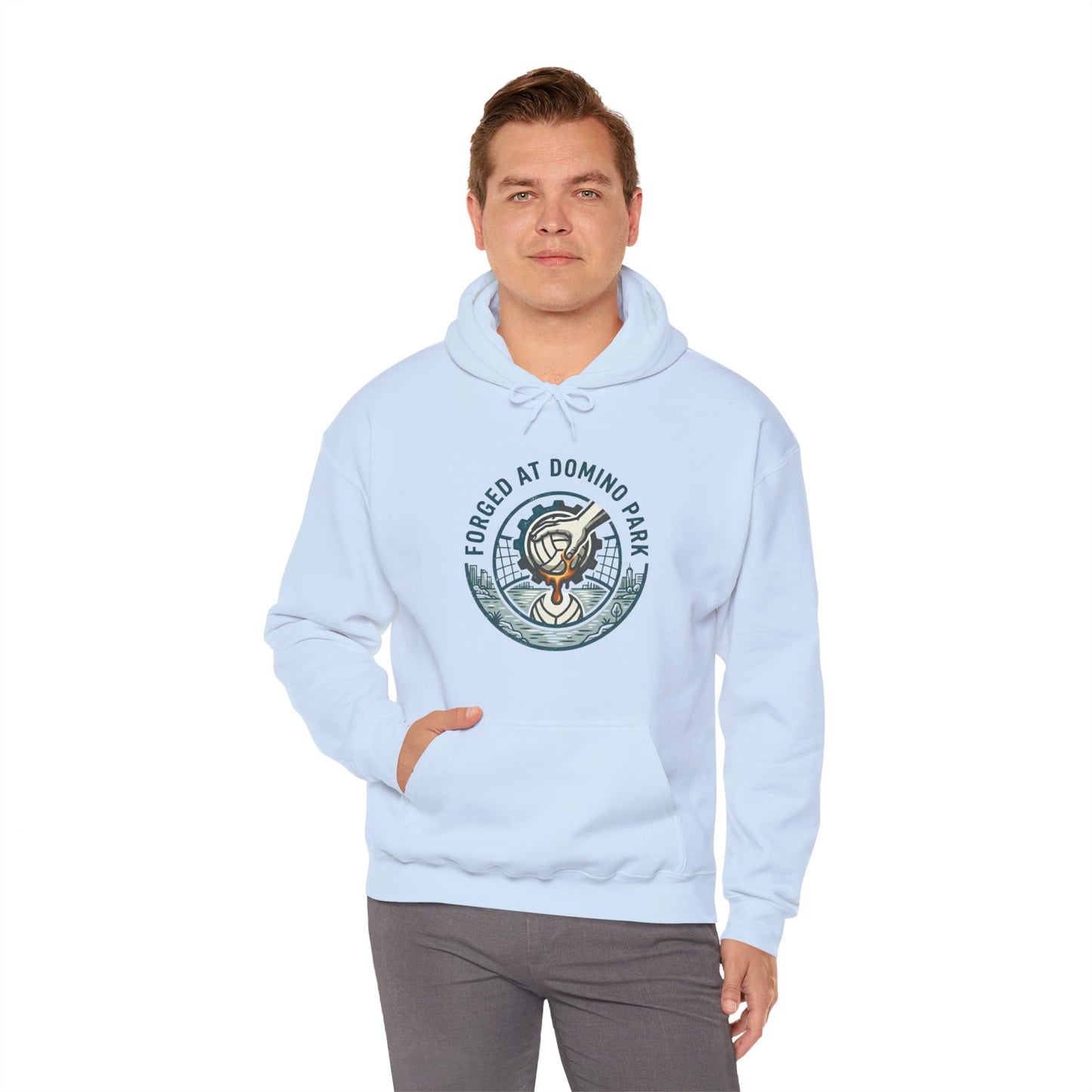 New York volleyball pride graphic hoodie