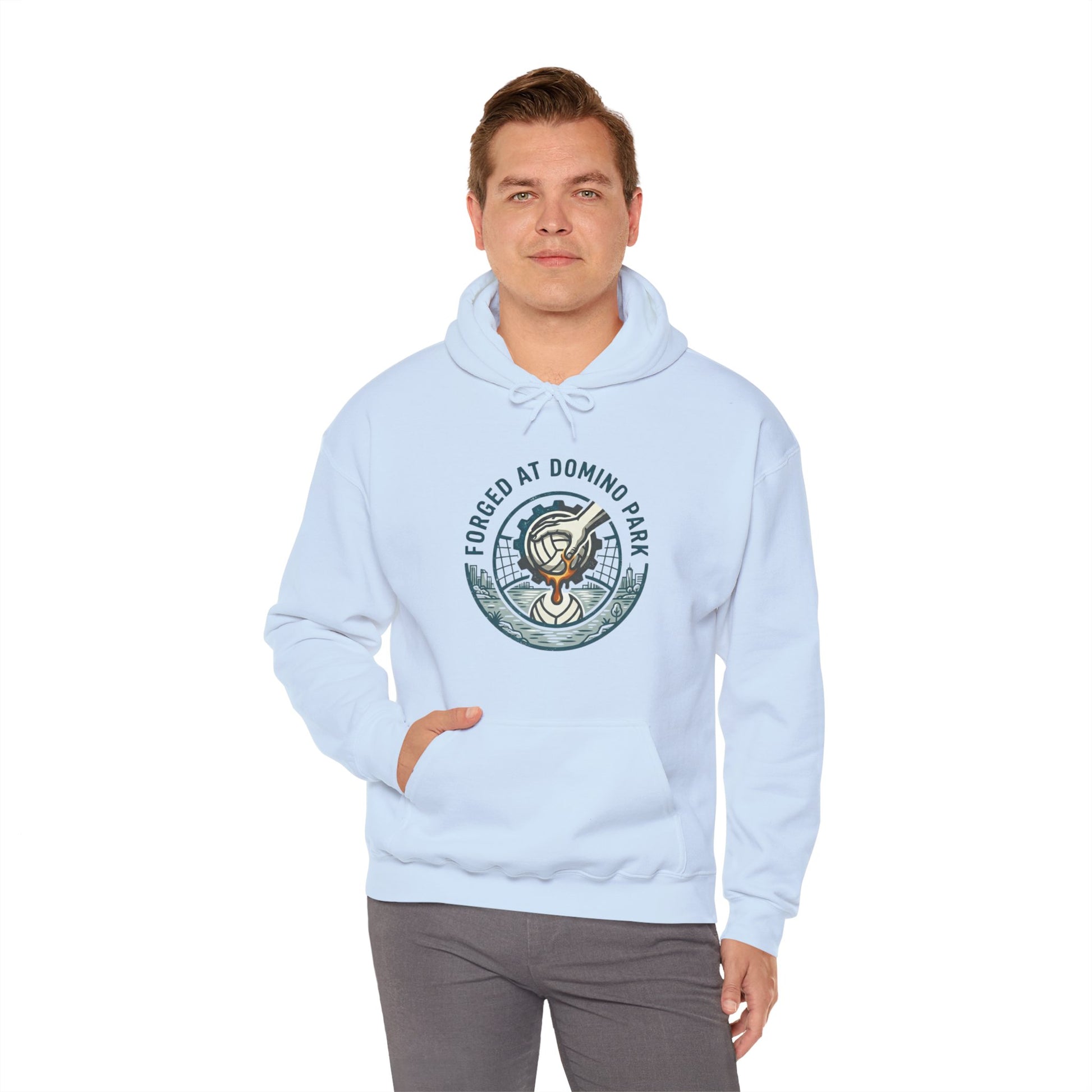 New York volleyball pride graphic hoodie