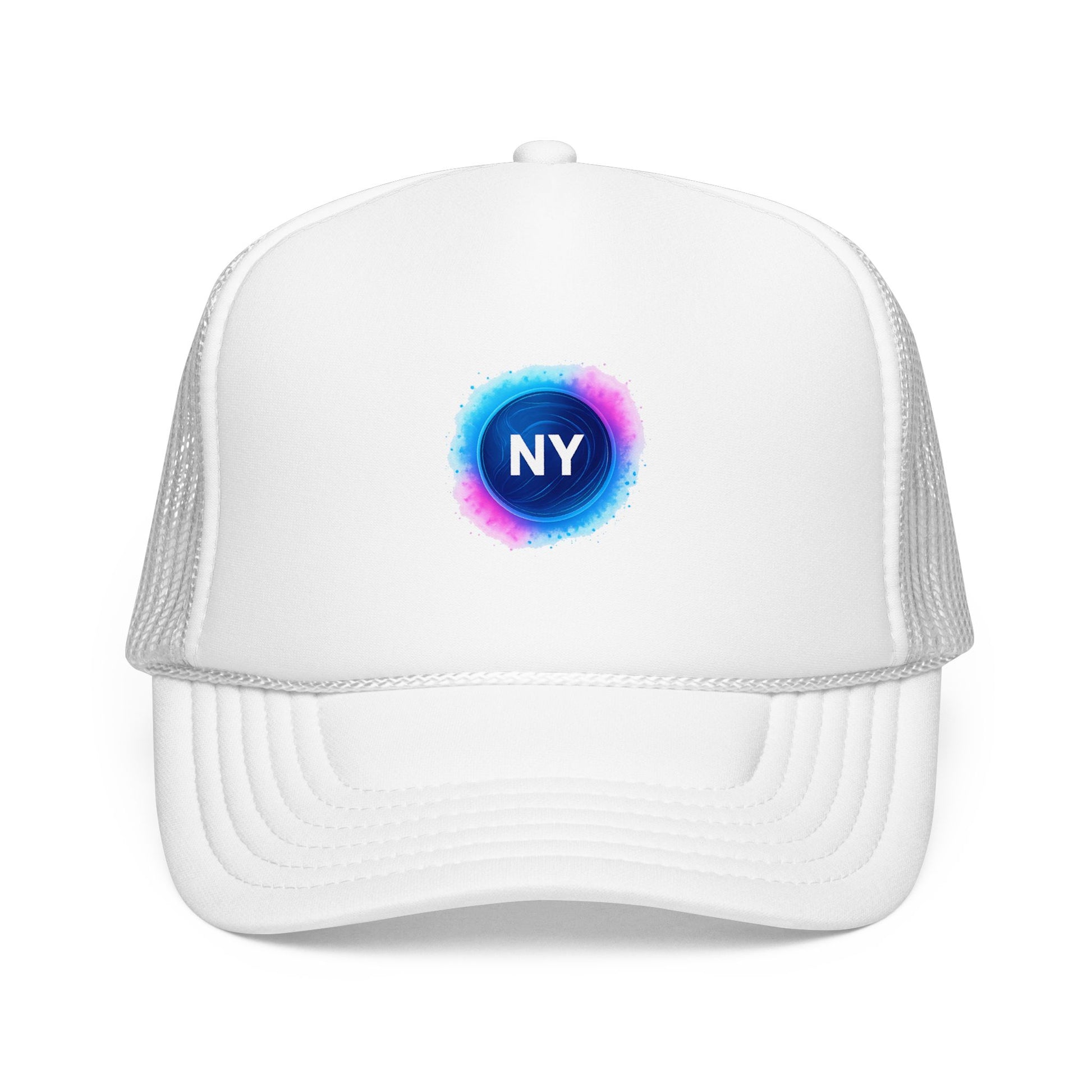 New York volleyball with cosmic background design