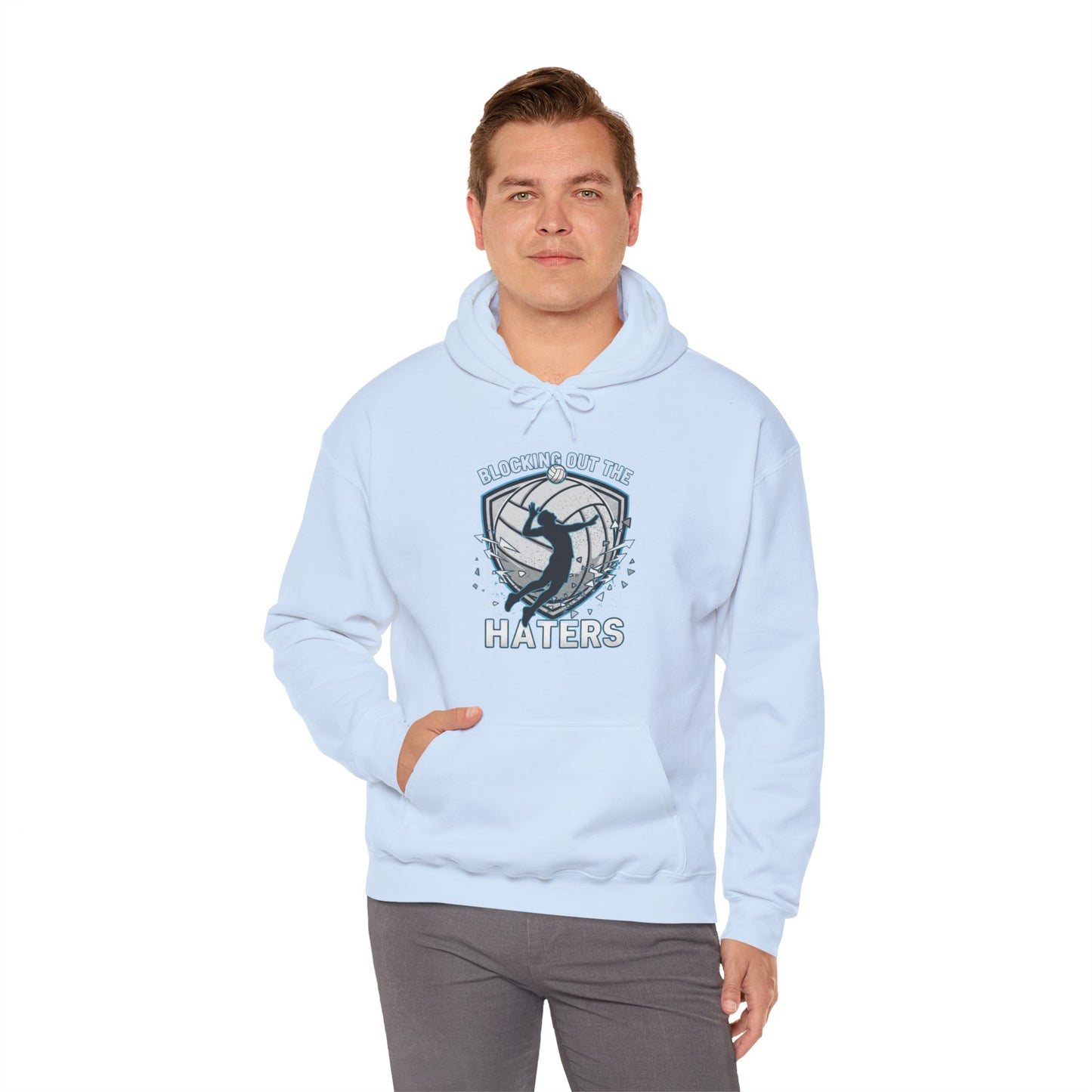 Unisex volleyball graphic hoodie
