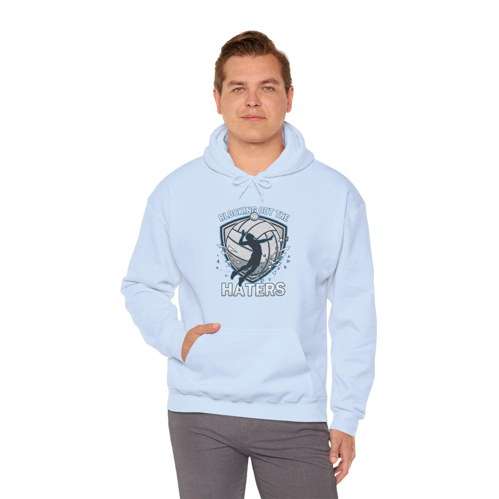 Unisex volleyball graphic hoodie