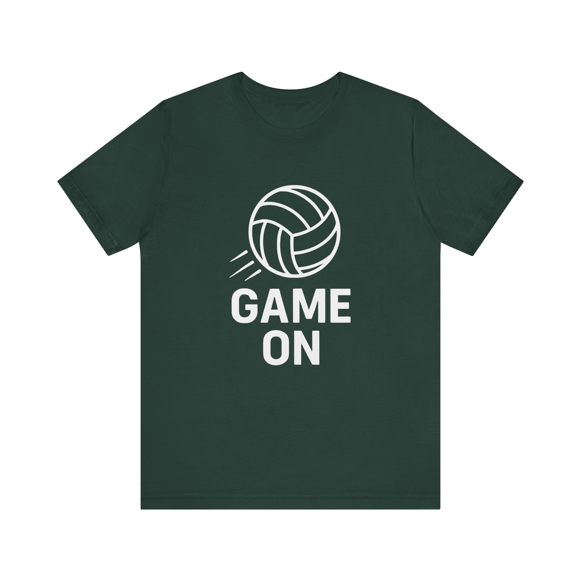 Minimalist volleyball graphic tee