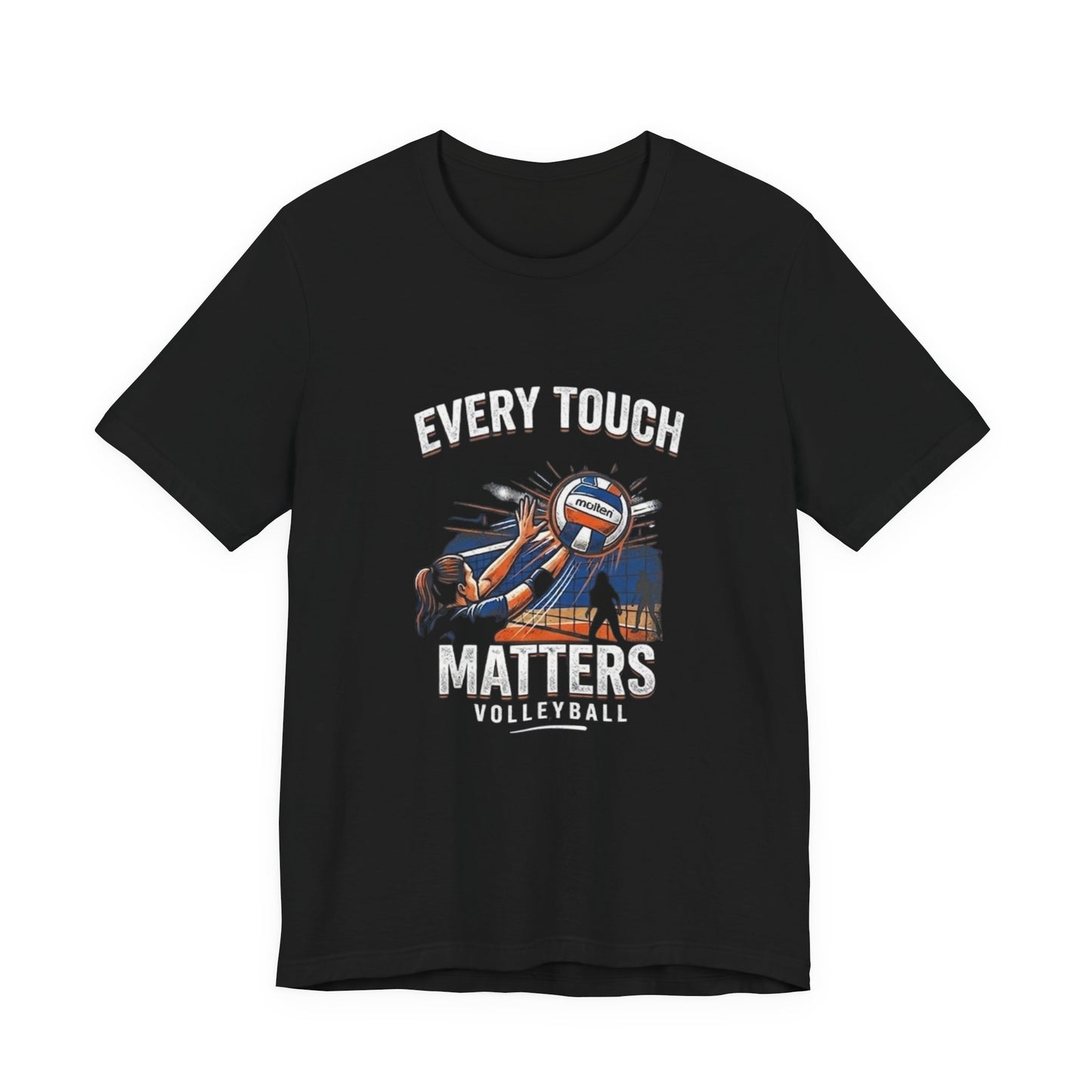 Volleyball sequence quote pass set hit repeat typography
