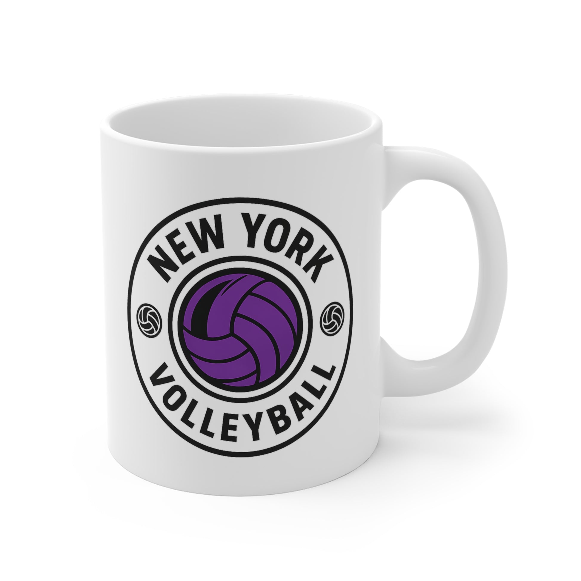 Sports fan volleyball mug
