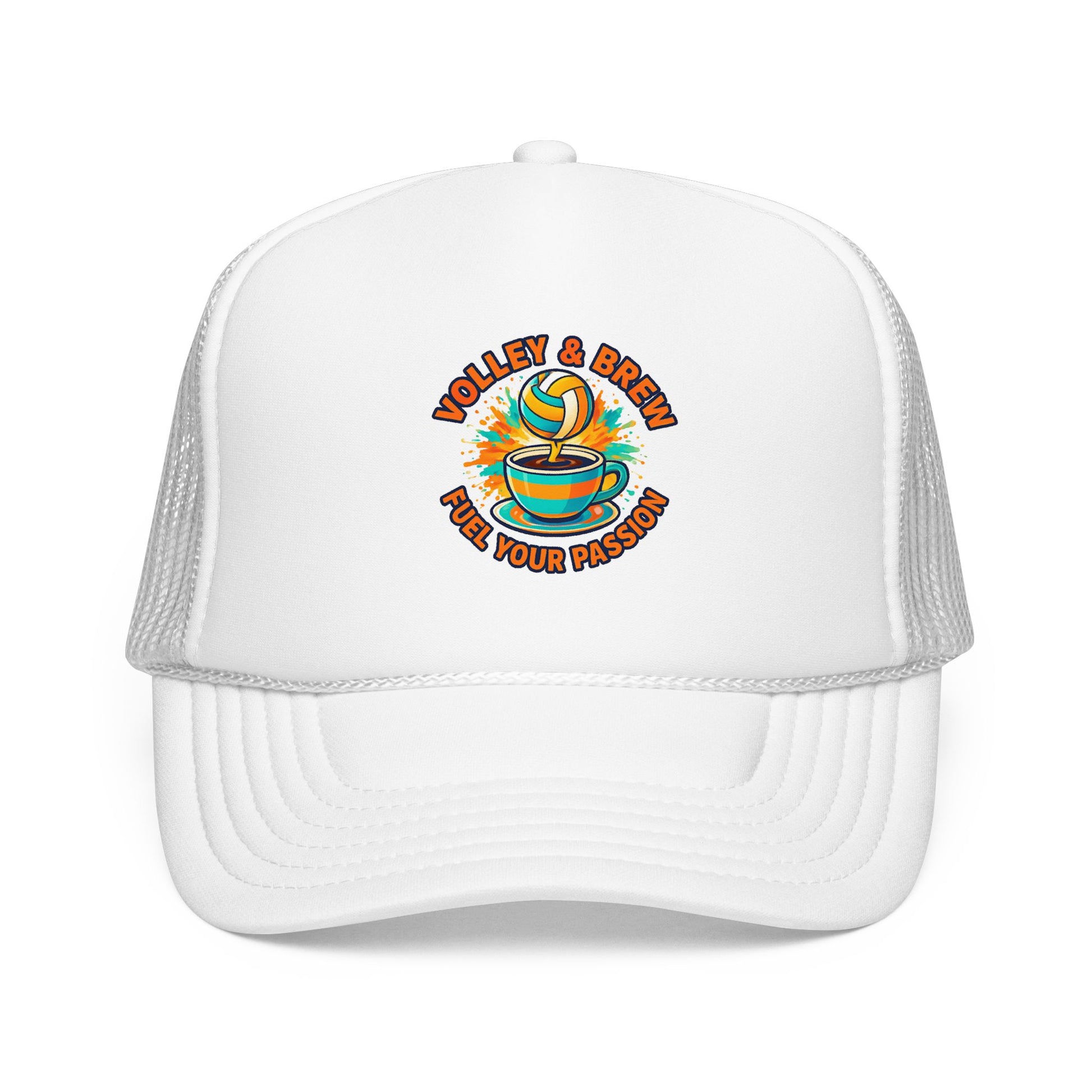 Volleyball lifestyle phrase with relaxed design tone