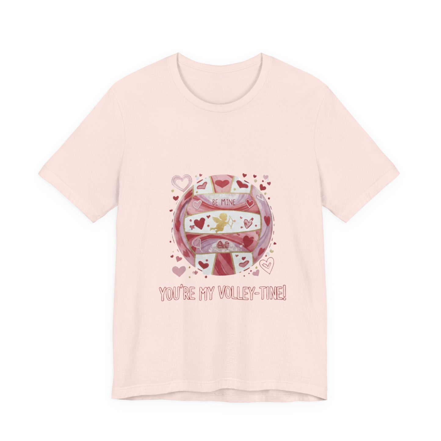 You’re My Volley-tine Valentine’s Day volleyball t-shirt typography design