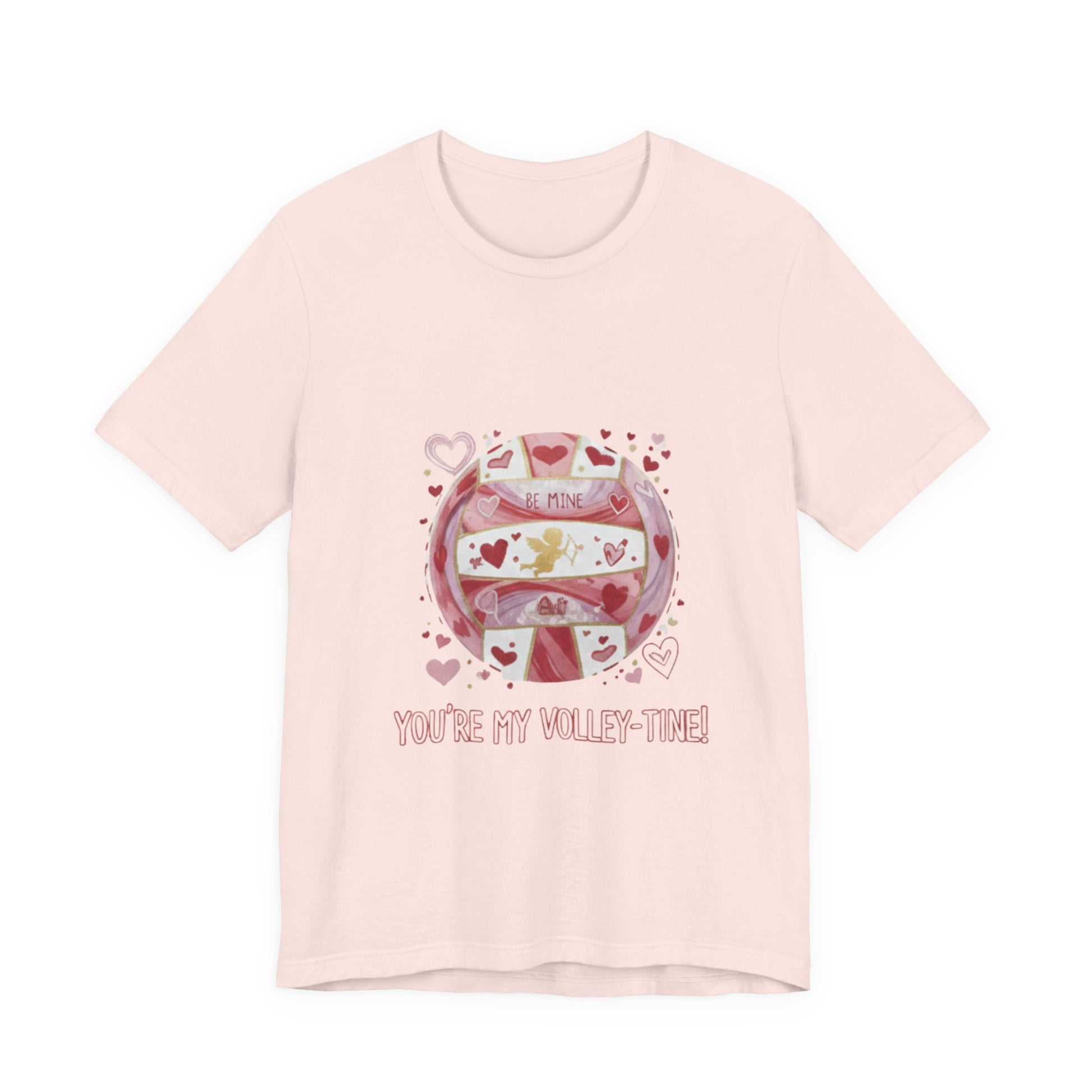 You’re My Volley-tine Valentine’s Day volleyball t-shirt typography design