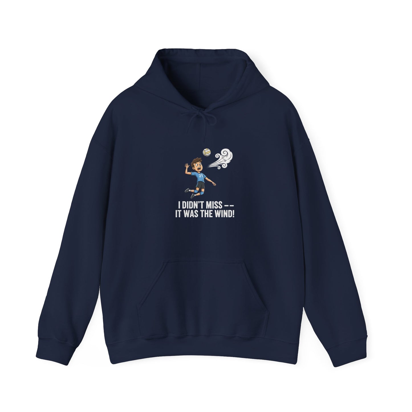 Funny volleyball quote typography hoodie graphic