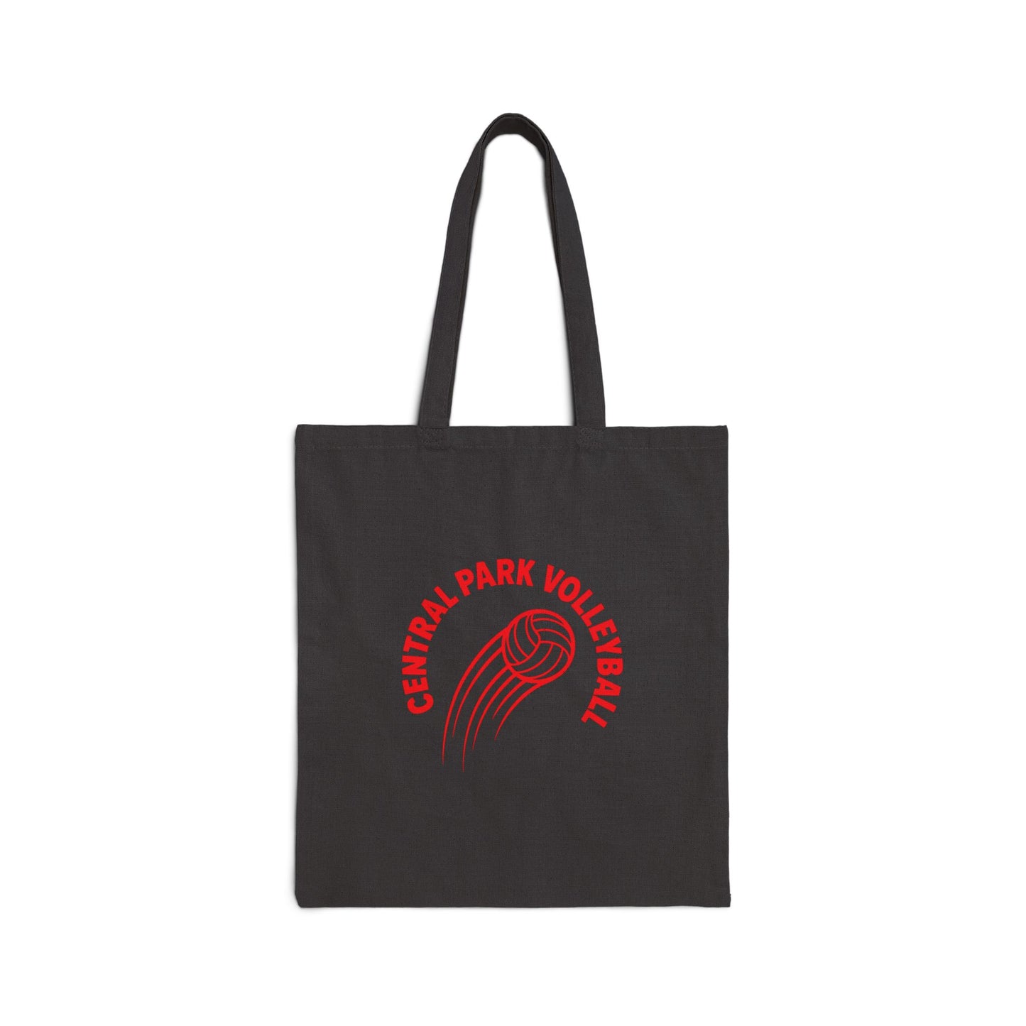 nyc volleyball tote bag with fiery graphic style