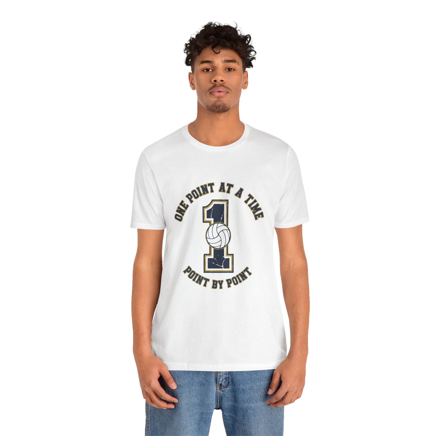 Minimalist volleyball motivation typography t-shirt