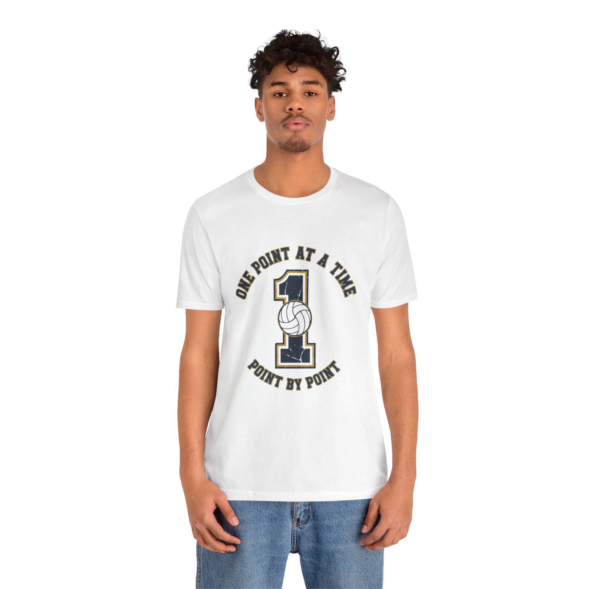 Minimalist volleyball motivation typography t-shirt