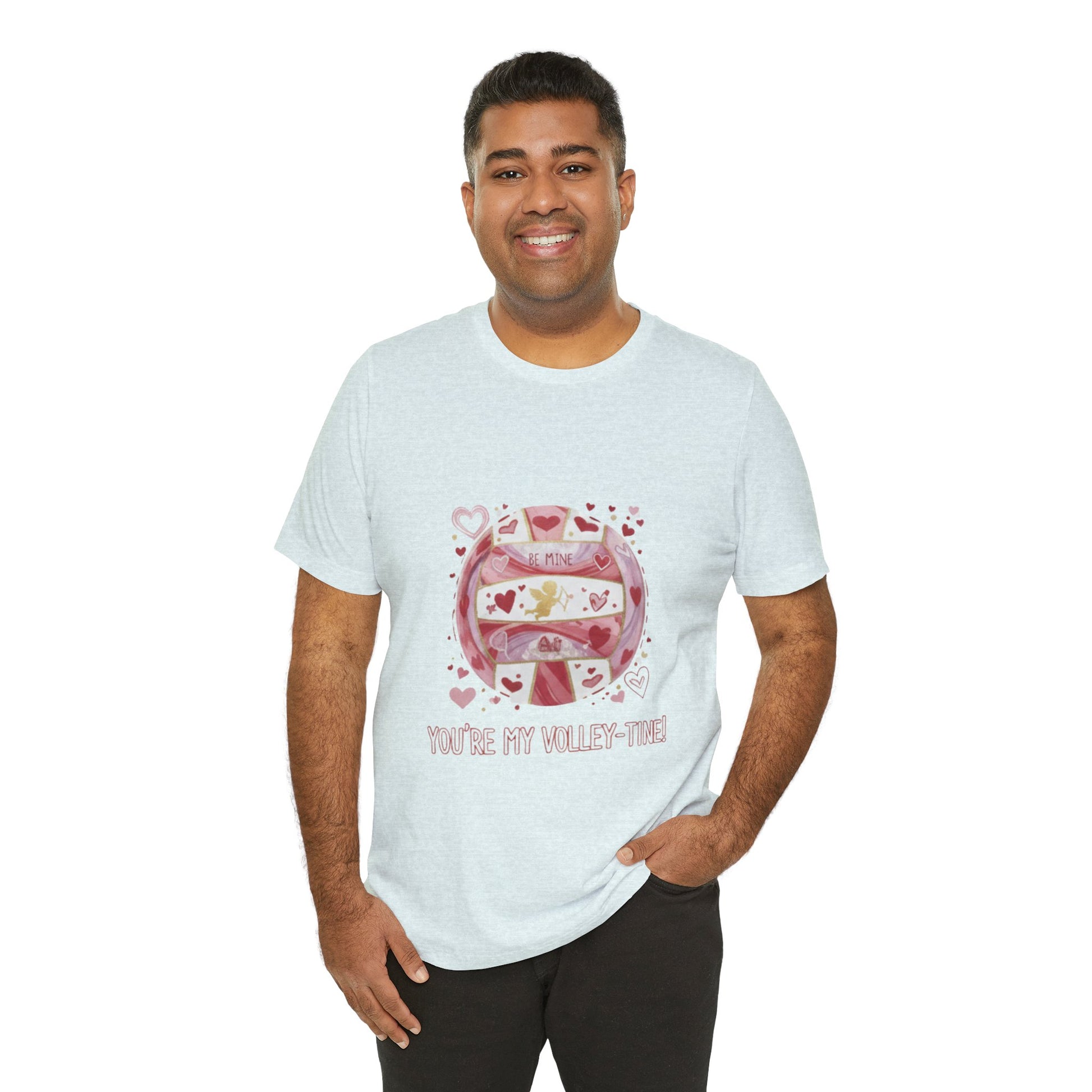 Volleyball Valentine gift slogan t-shirt