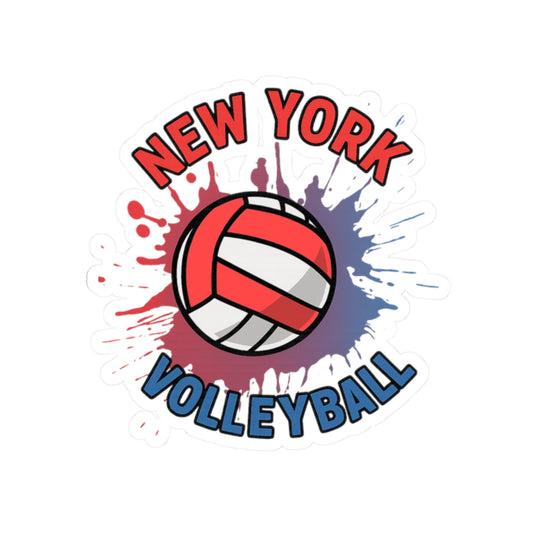 New York volleyball sticker
