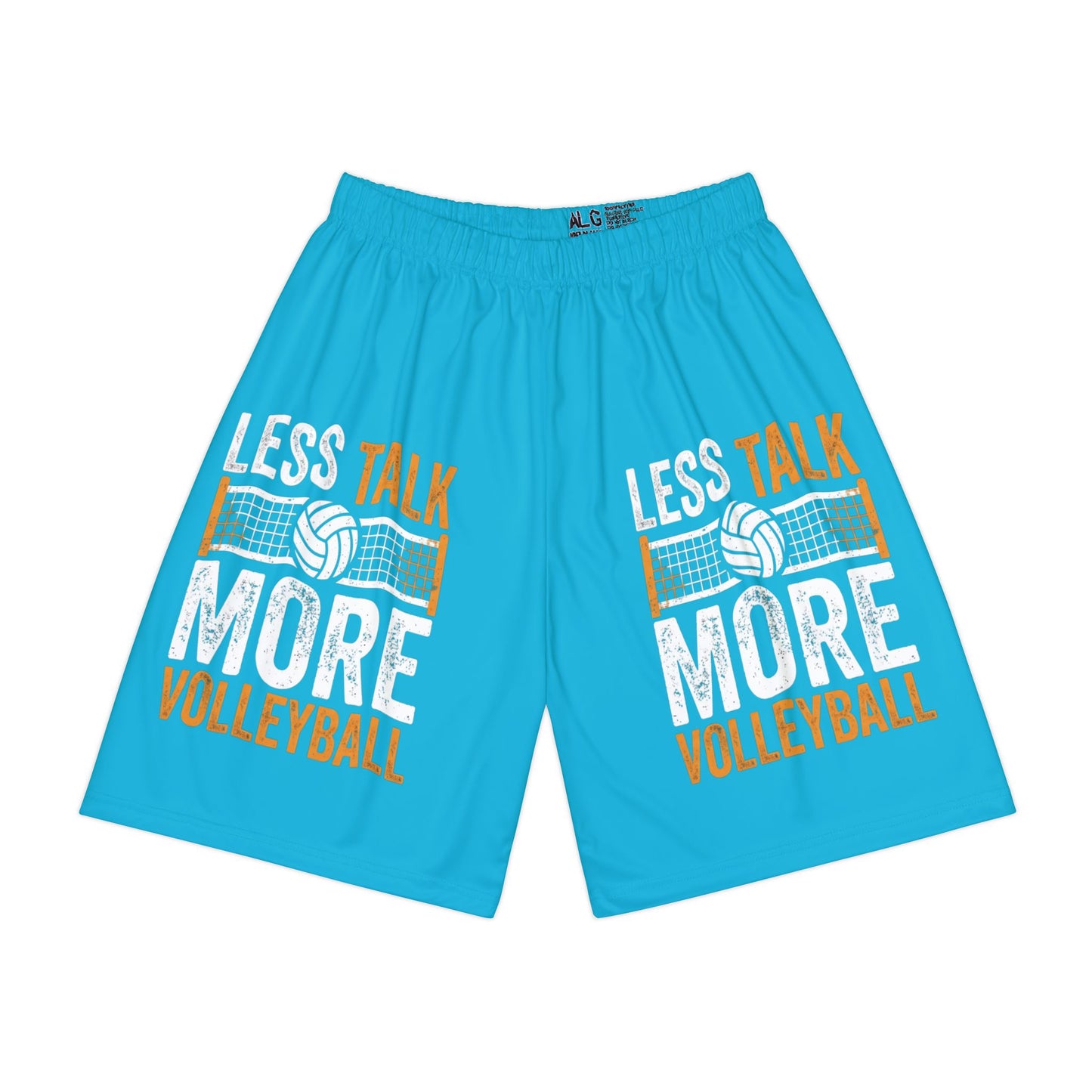 Less Talk More Volleyball training shorts design