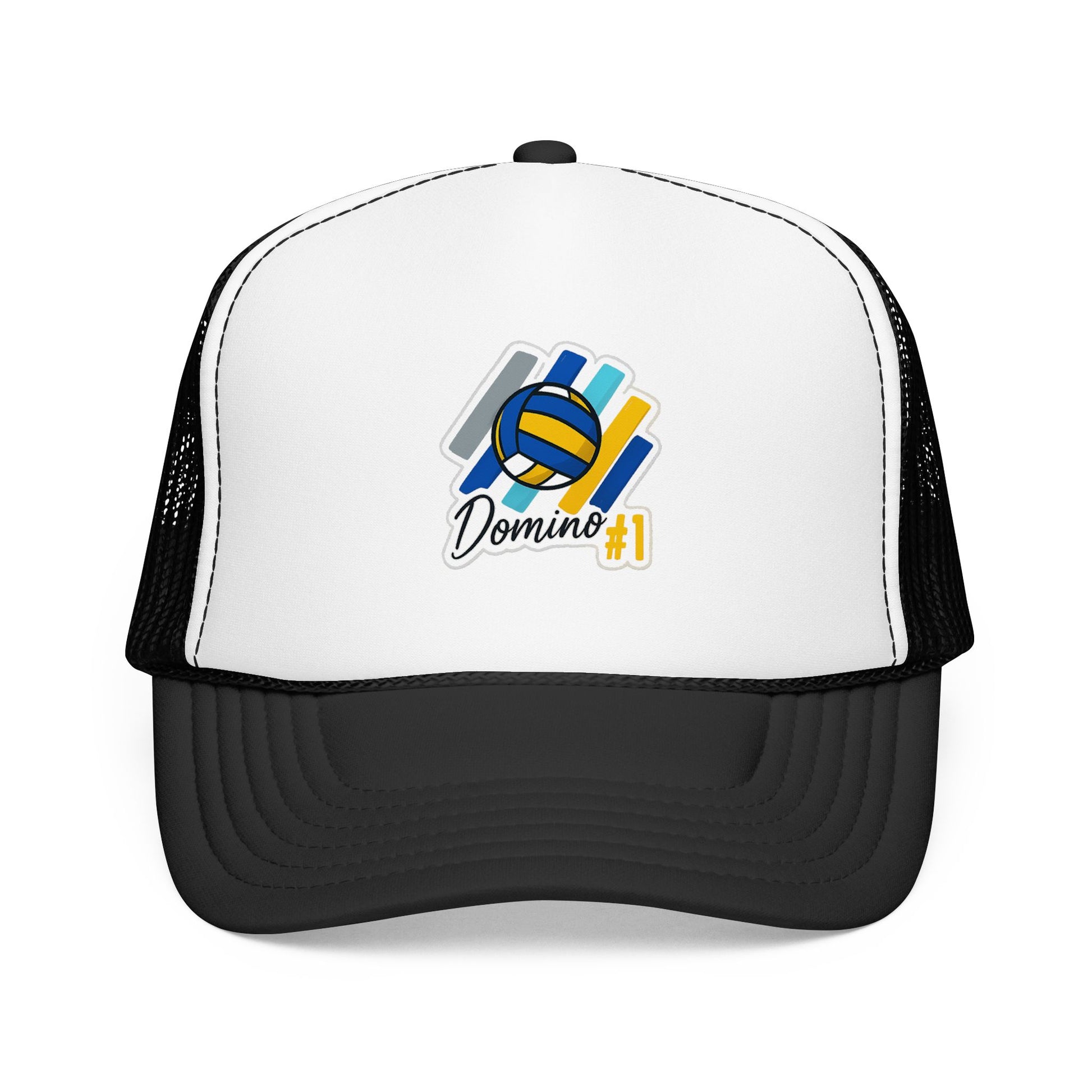 Domino Park #1 volleyball trucker hat design