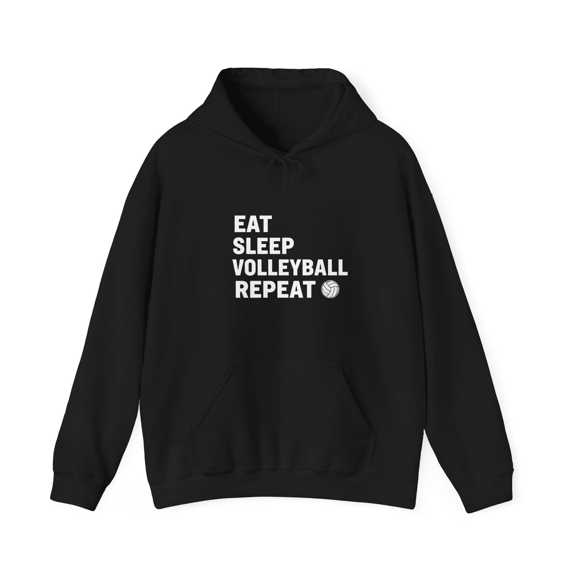 Funny volleyball hoodie for players and fans