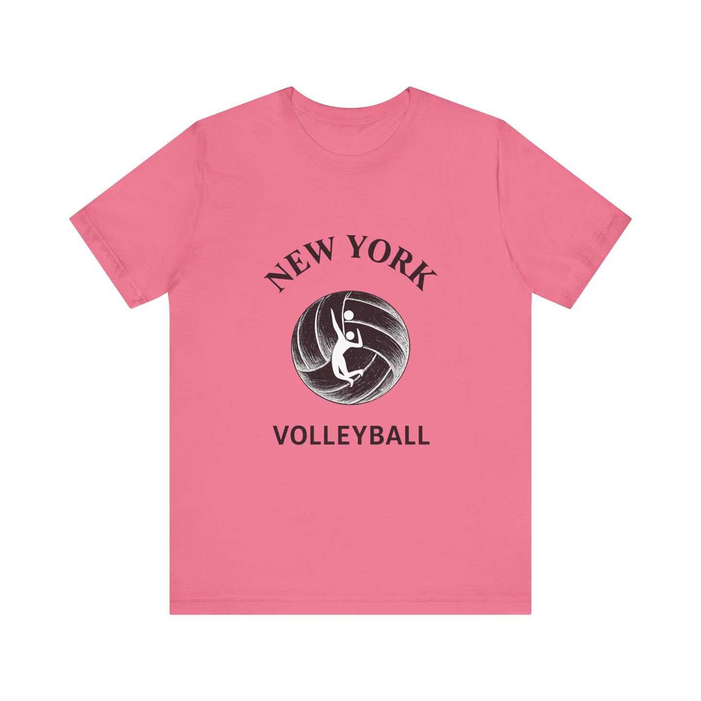 Modern NYC volleyball design highlighting athletic energy and style.