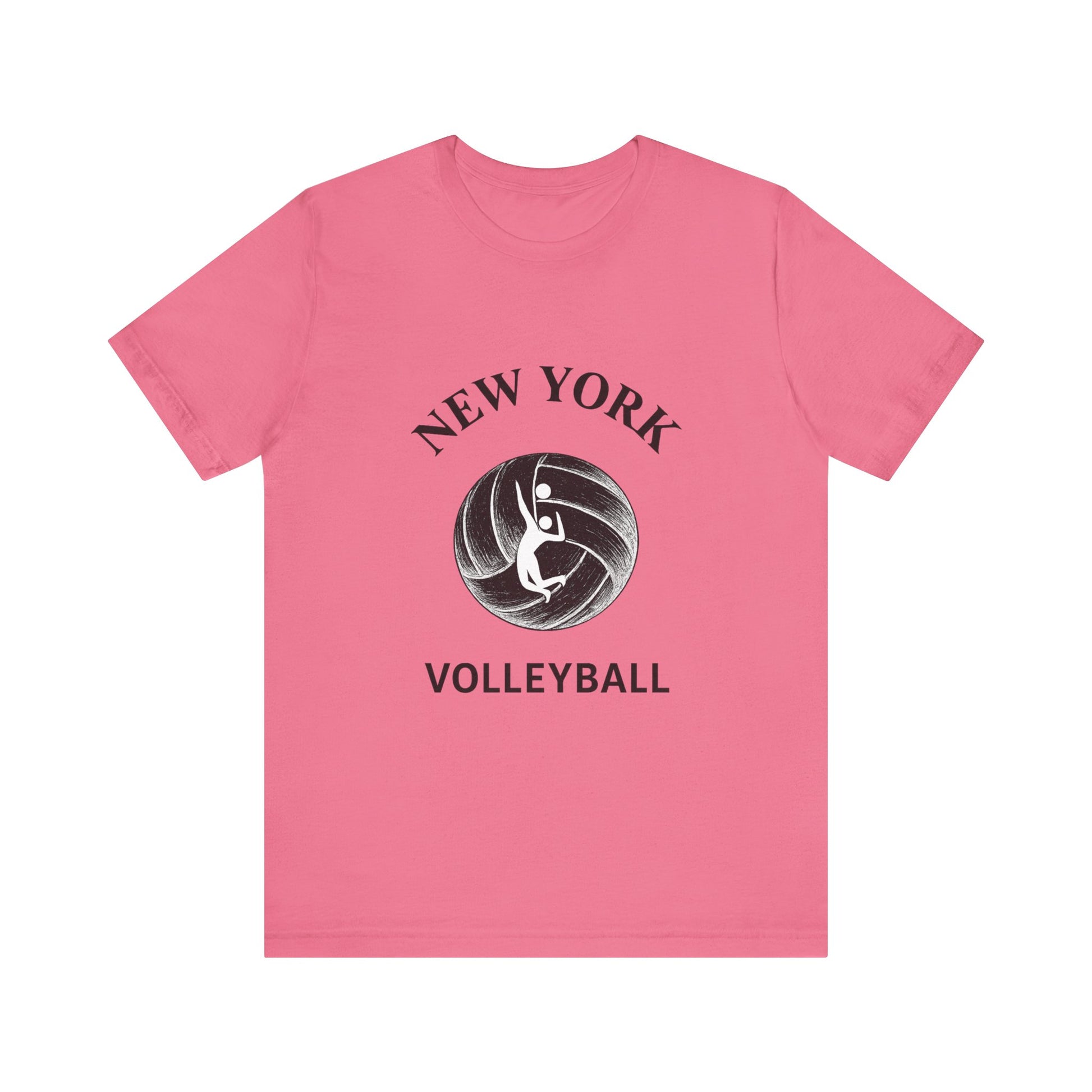 Modern NYC volleyball design highlighting athletic energy and style.