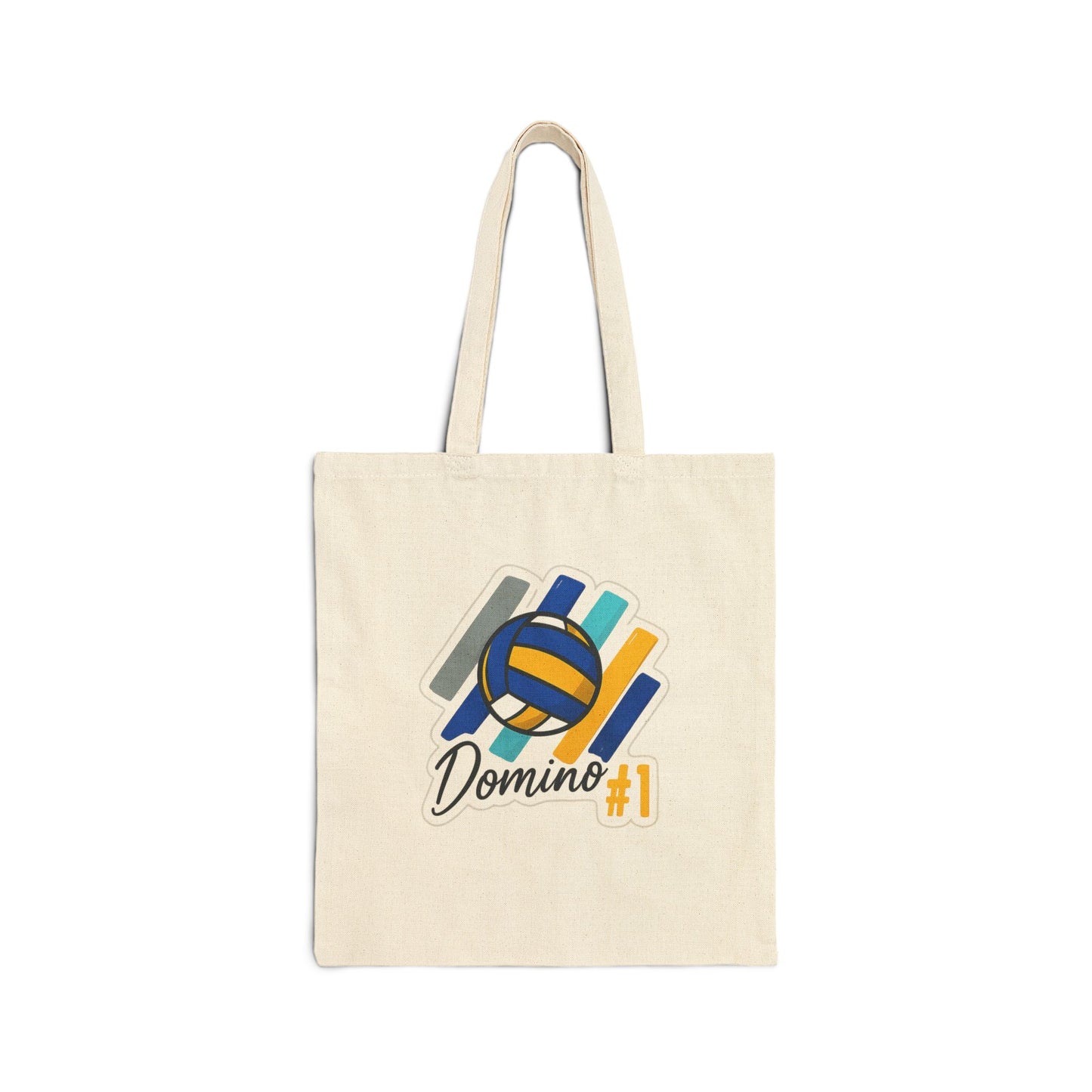 domino park number one volleyball tote bag brooklyn design