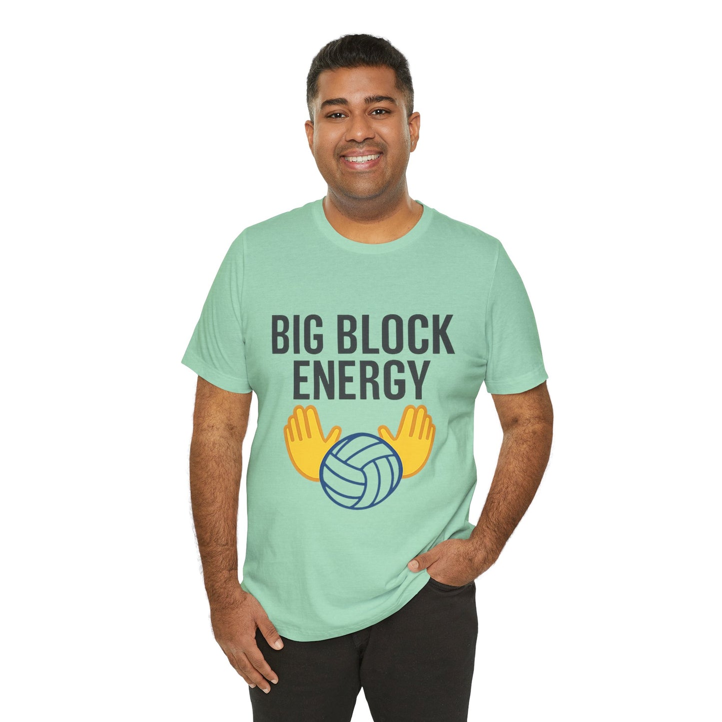 Big Block Energy athletic-style front print