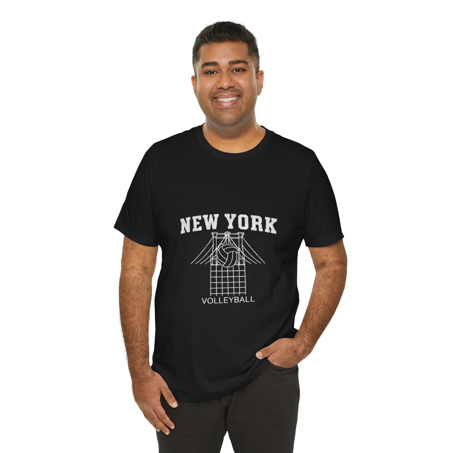 NYC volleyball lifestyle graphic tee