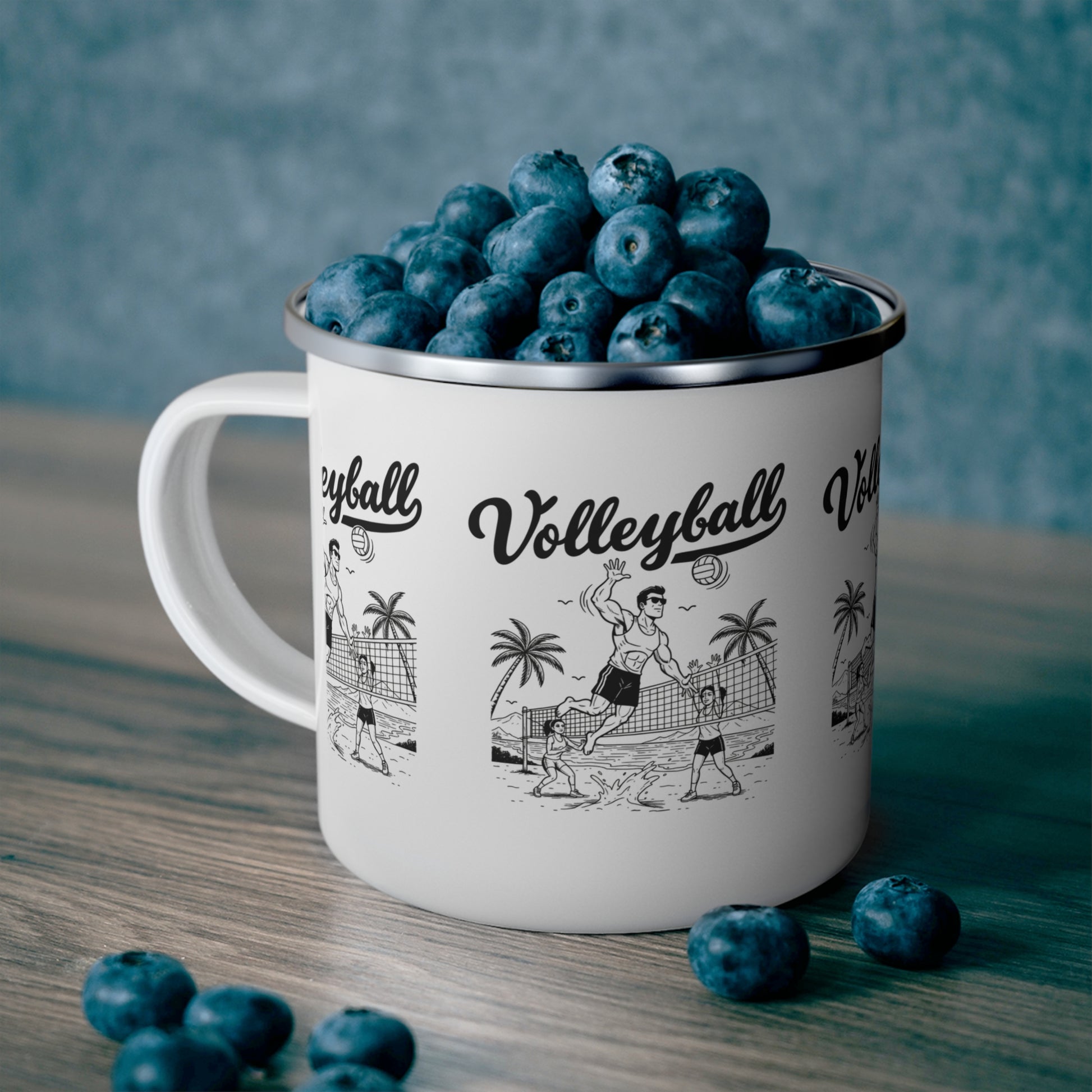 Volleyball gift mug for players and fans
