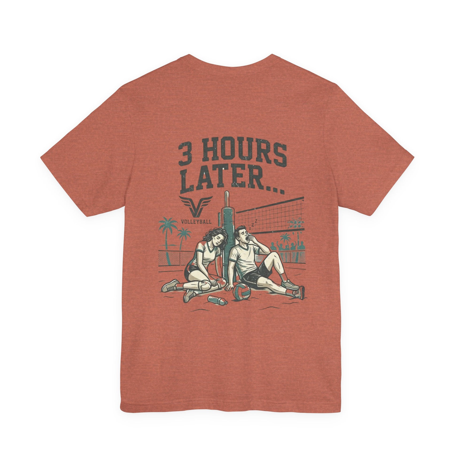 funny volleyball long play t shirt design