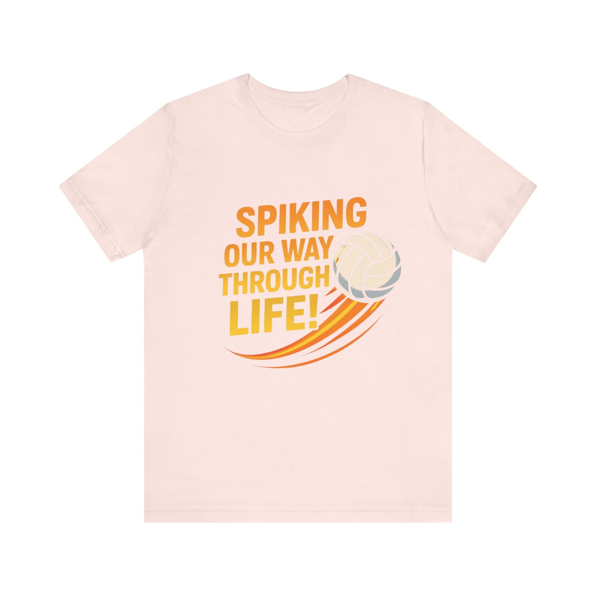 Volleyball lifestyle unisex tee