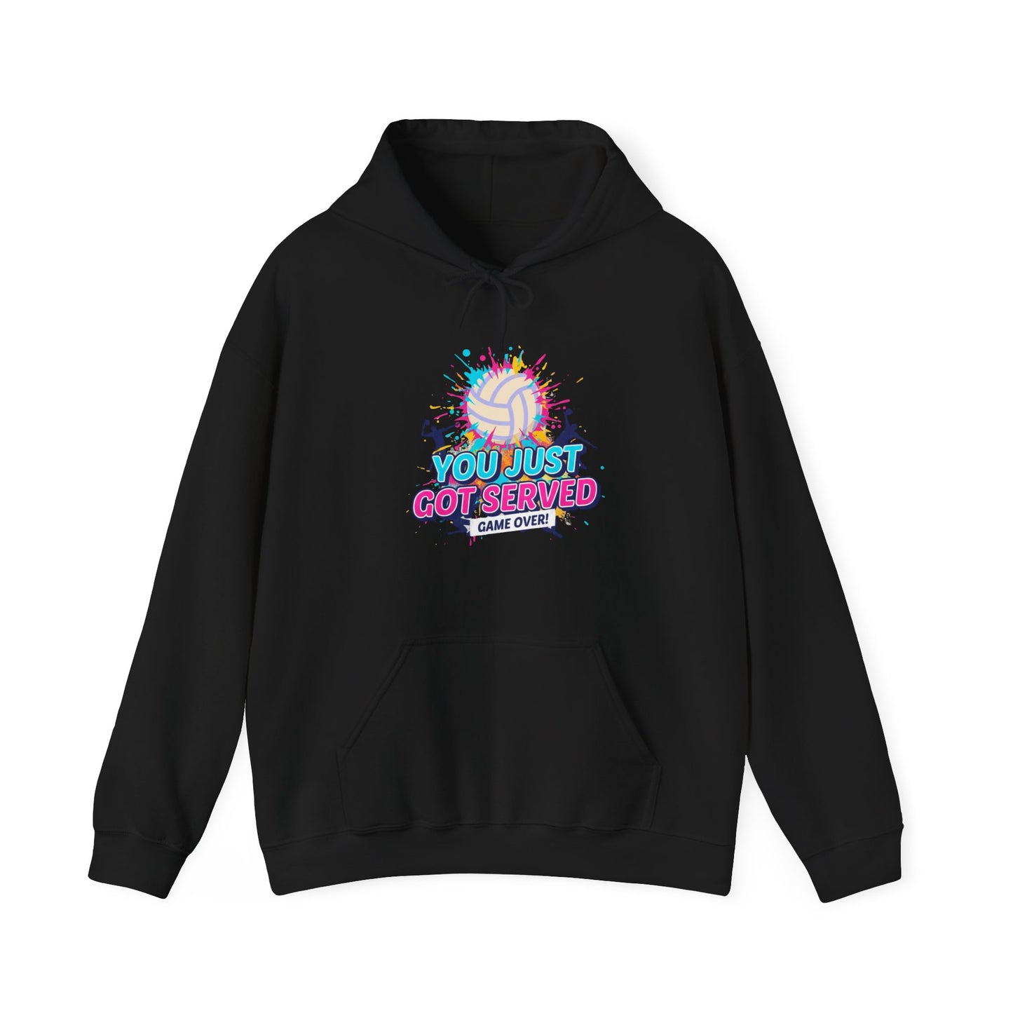You Just Got Served Game Over volleyball hoodie