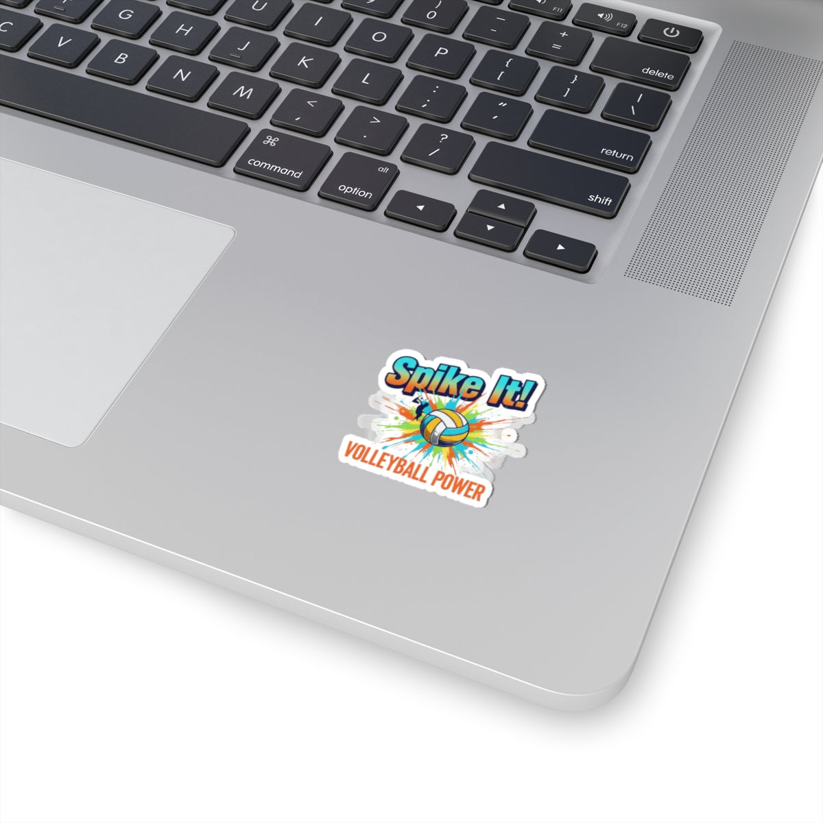 Spike It Volleyball Power kiss-cut vinyl sticker for volleyball fans