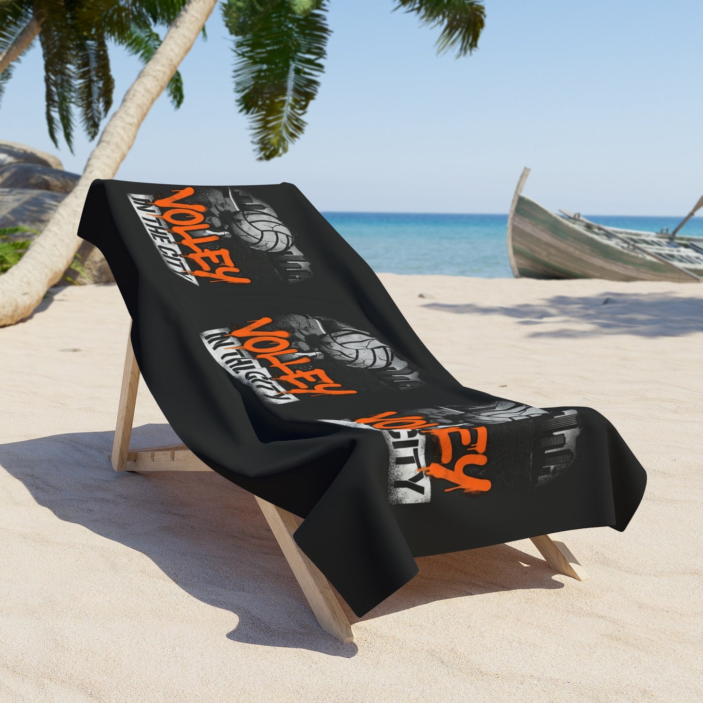 Dig Deep Spike High athletic mindset towel graphic