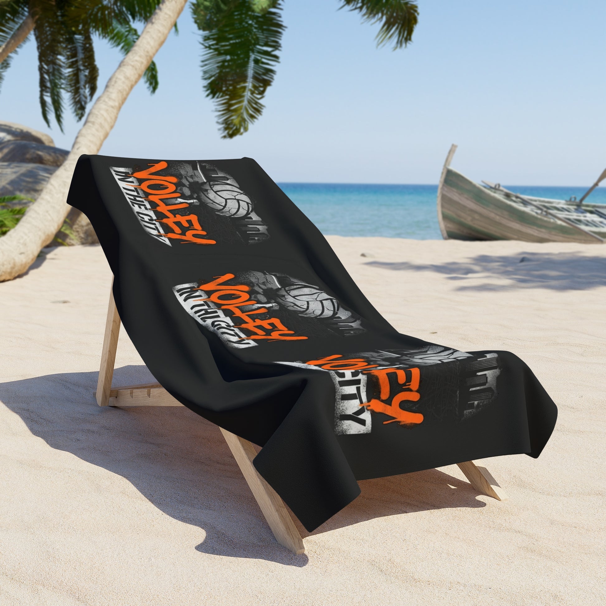 Dig Deep Spike High athletic mindset towel graphic