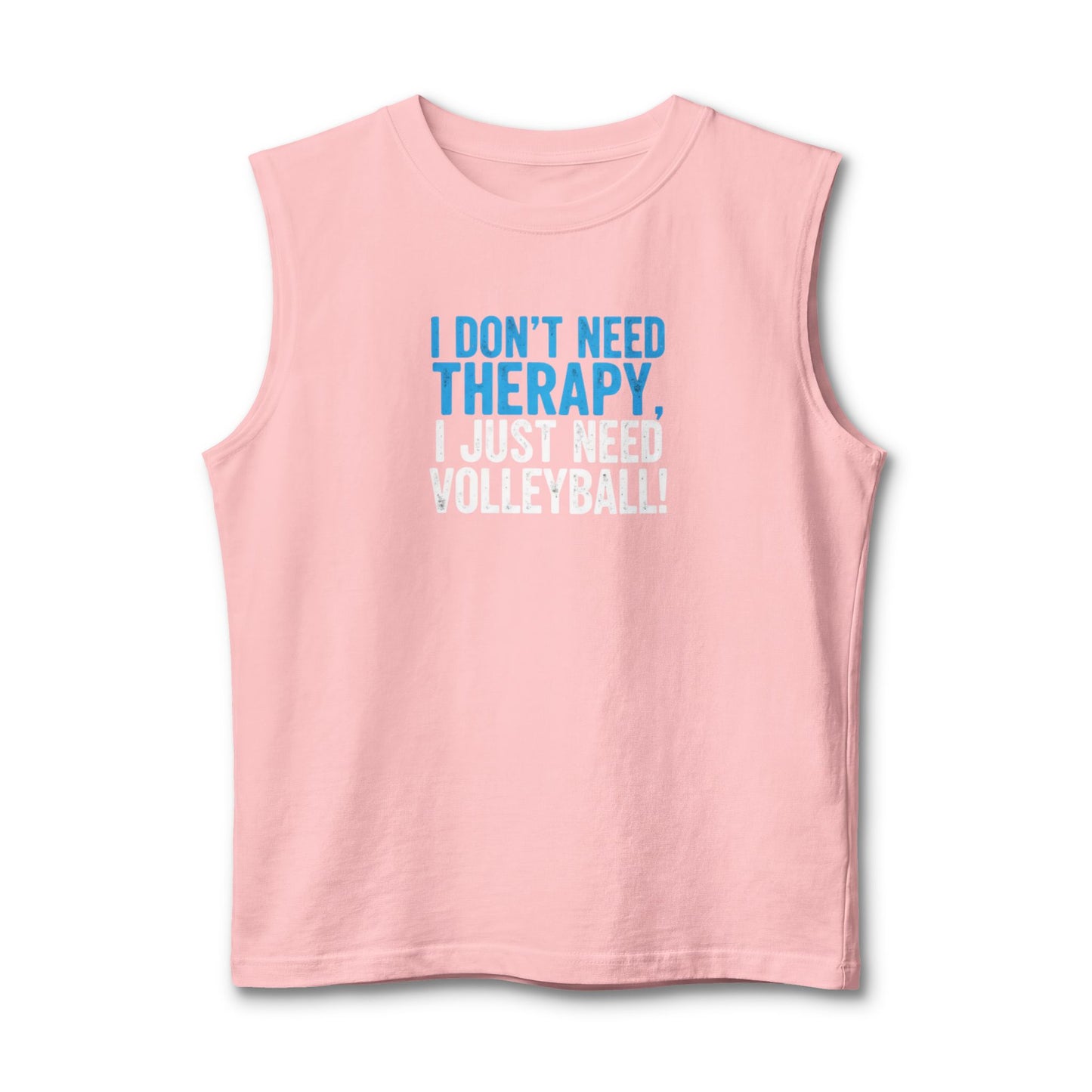 Funny volleyball quote sleeveless shirt text graphic
