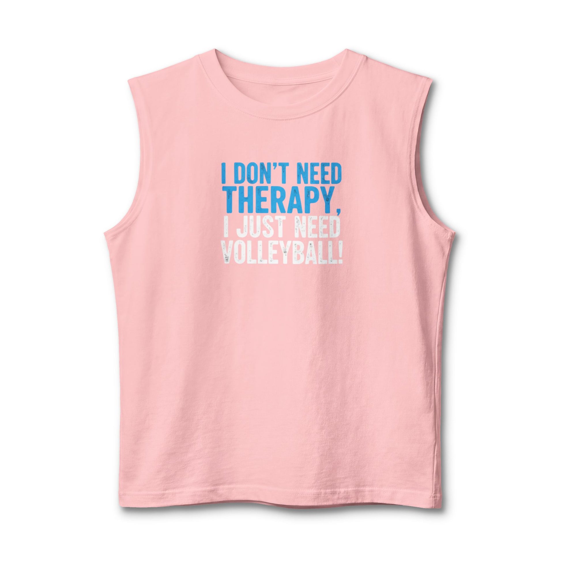 Funny volleyball quote sleeveless shirt text graphic