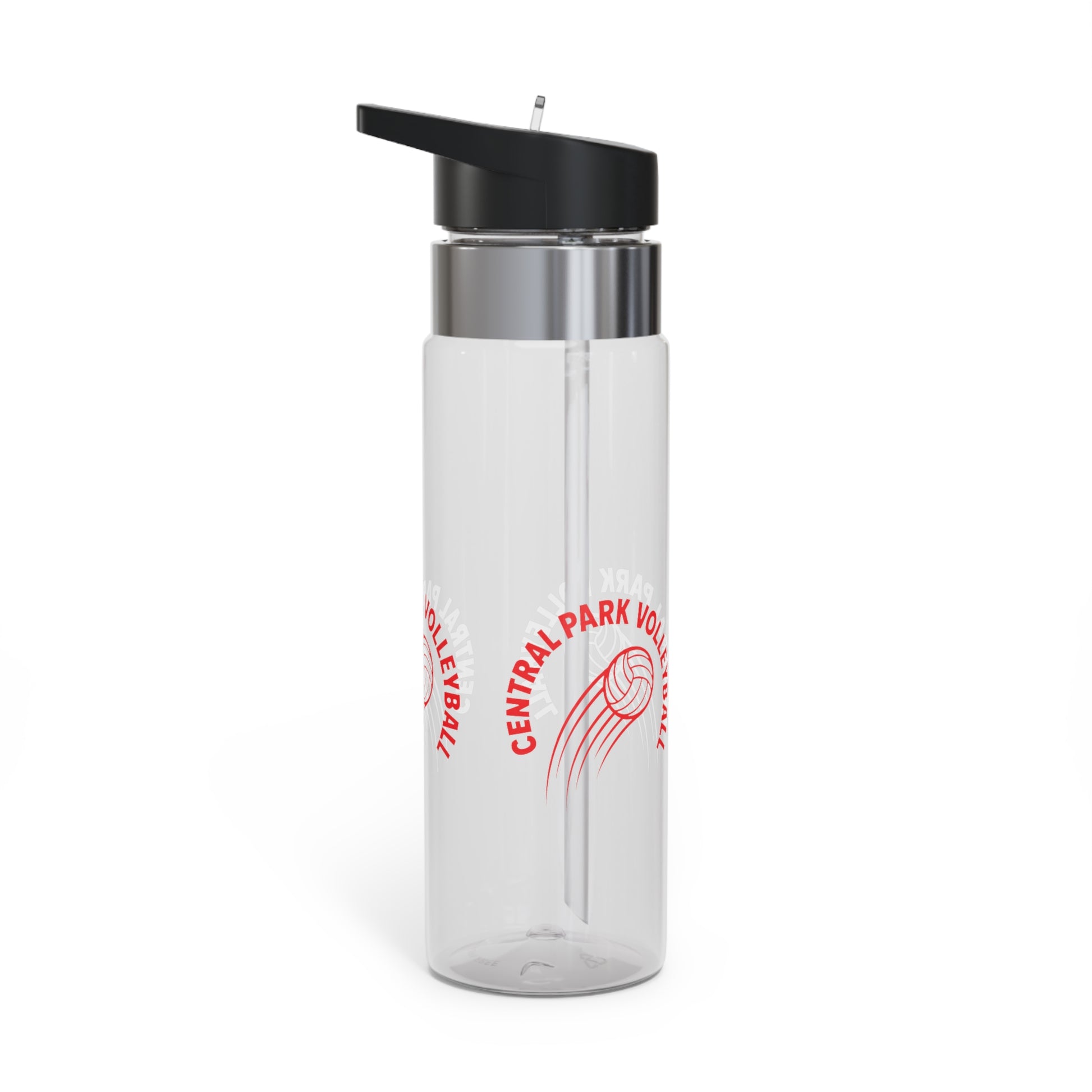 High intensity flame graphic on reusable water bottle