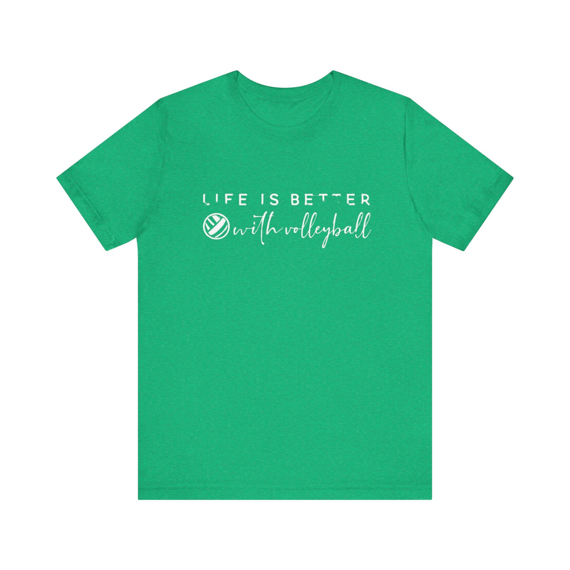 Beach and indoor volleyball lifestyle t-shirt