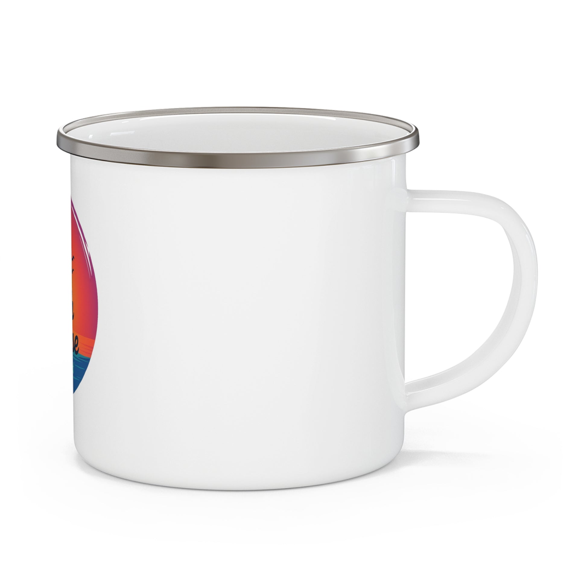 Summer beach mug with humorous design