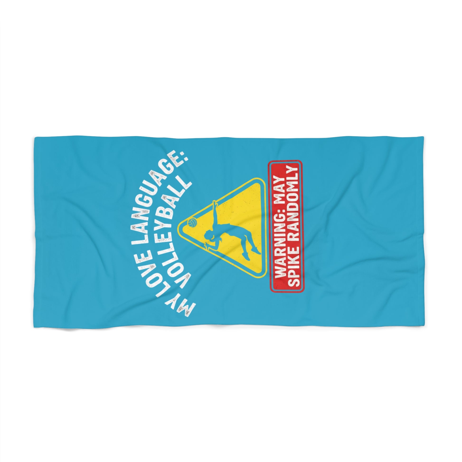 My Love Language Volleyball towel