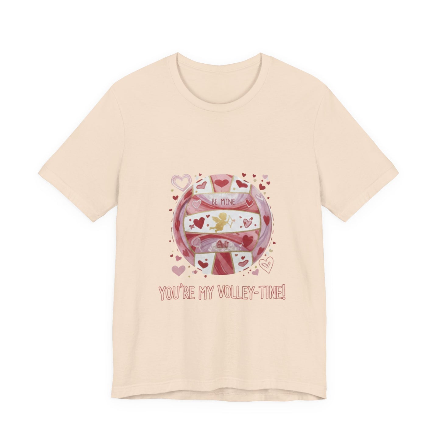 You’re My Volley-tine cute volleyball slogan t-shirt
