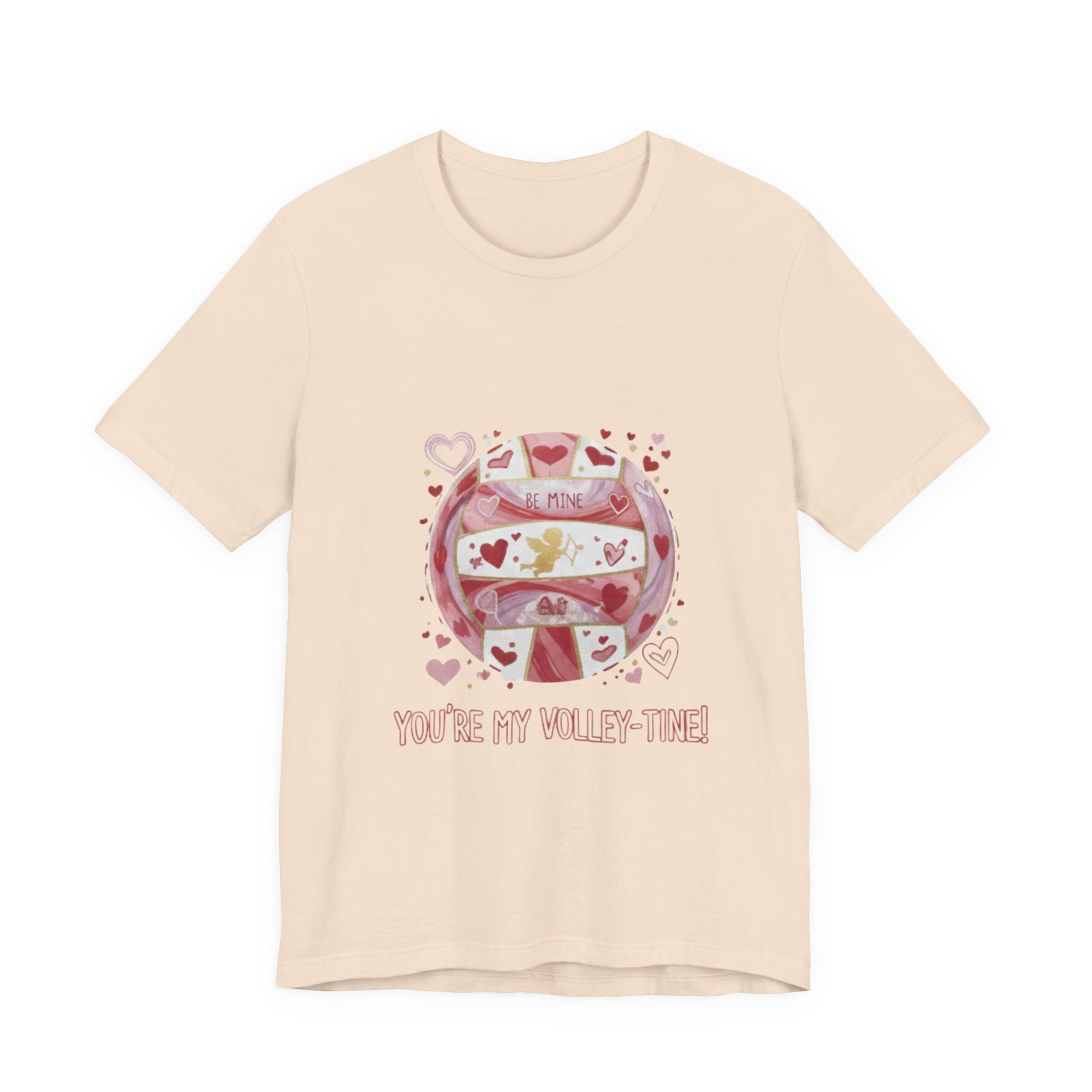 You’re My Volley-tine cute volleyball slogan t-shirt