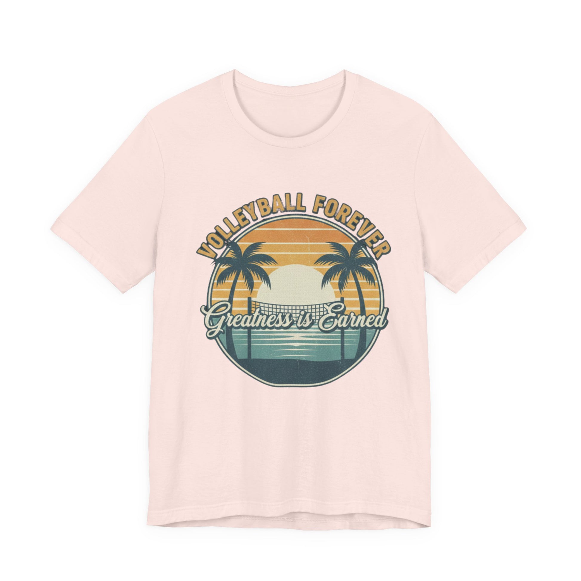 Volleyball Forever minimalist text shirt artwork