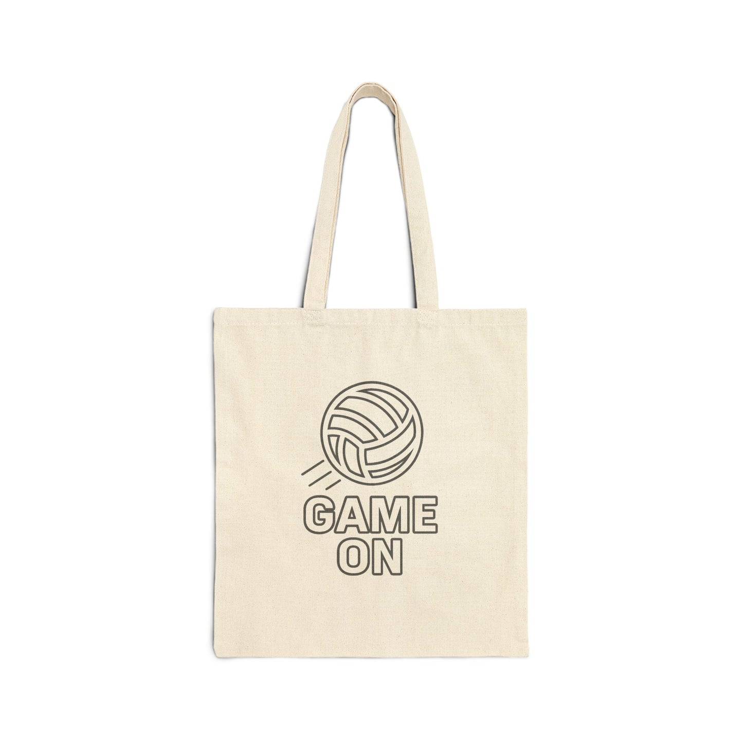 durable cotton tote bag for volleyball players gear