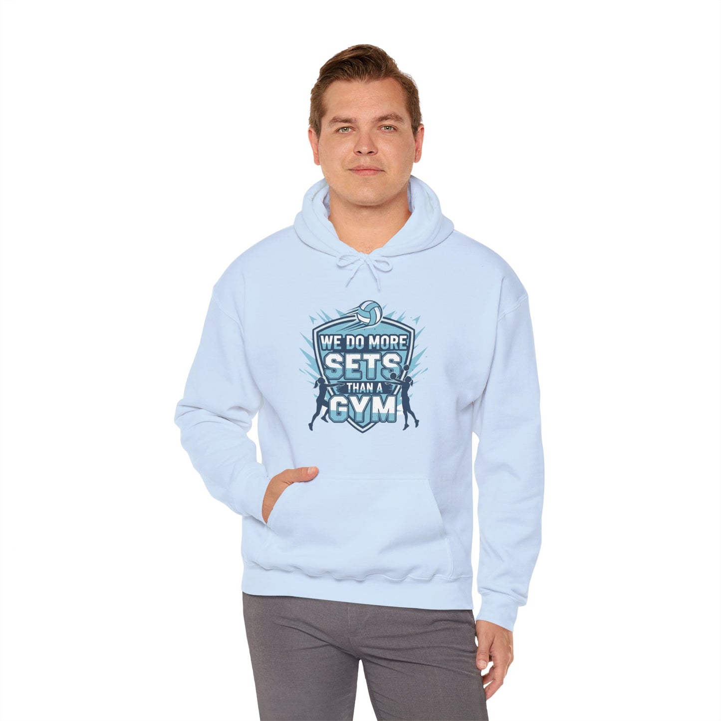 Gym vs volleyball funny hoodie