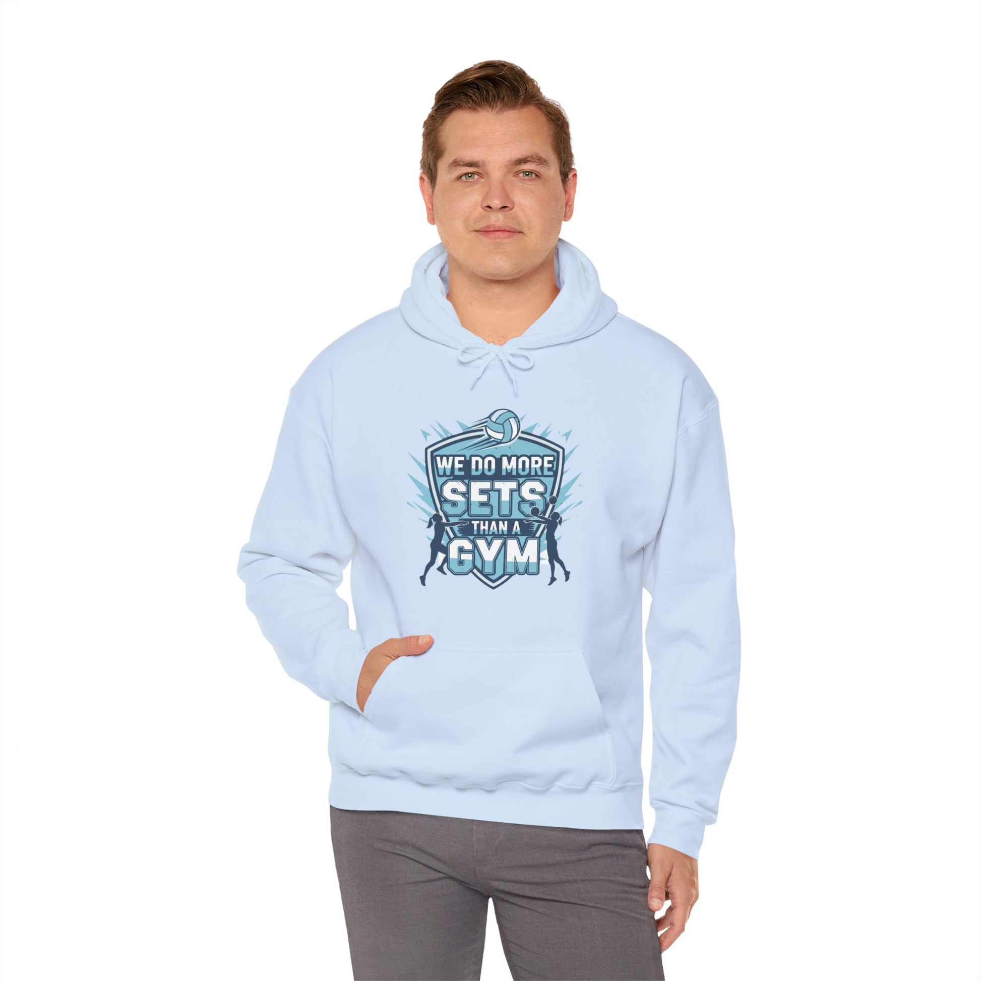 Gym vs volleyball funny hoodie