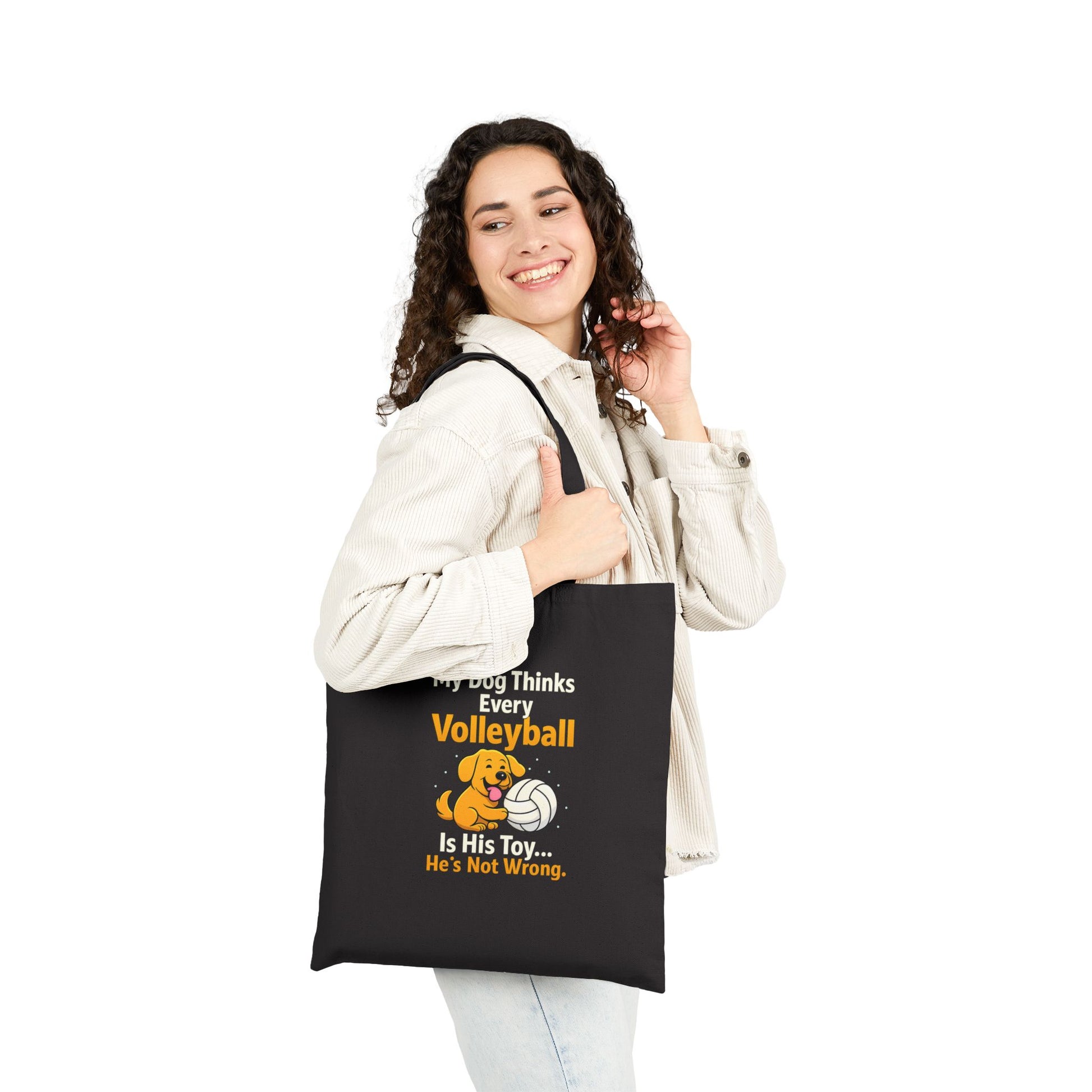 volleyball tote bag for pet owners and players