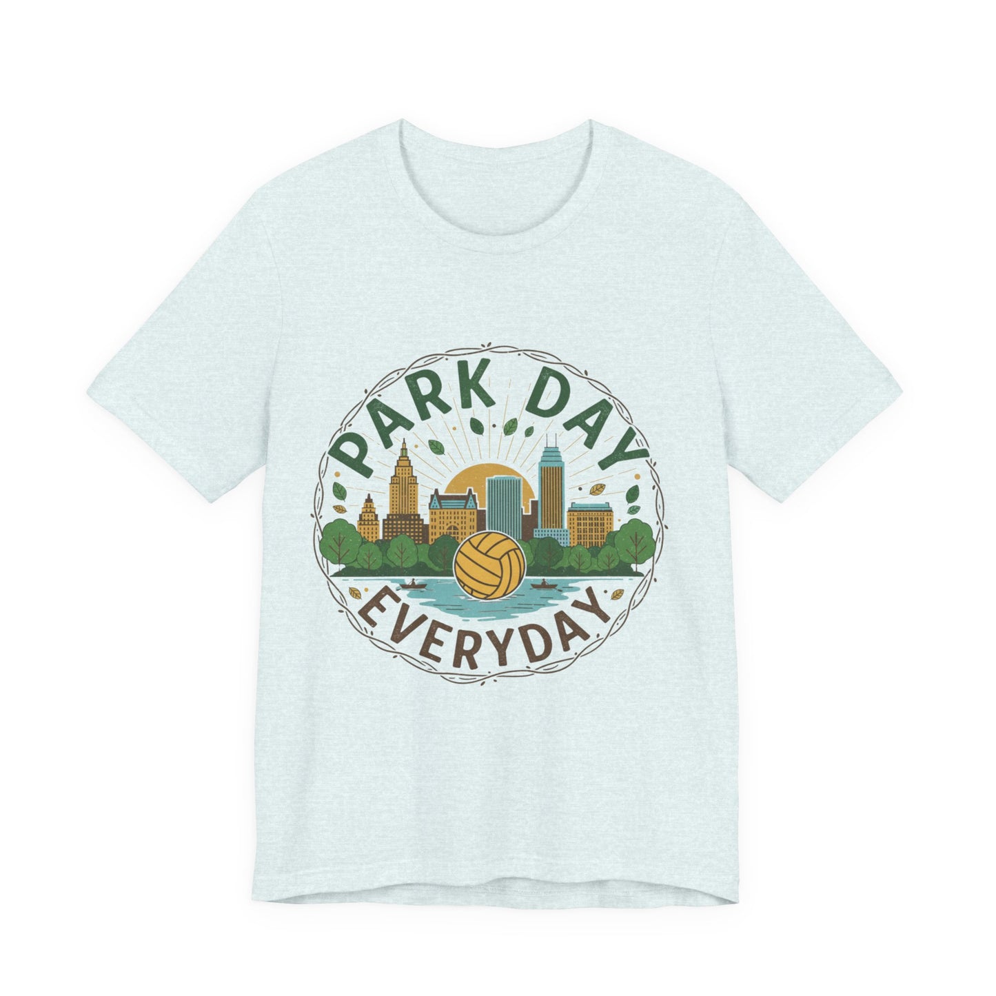 Park Day Everyday t-shirt with bold park-themed design