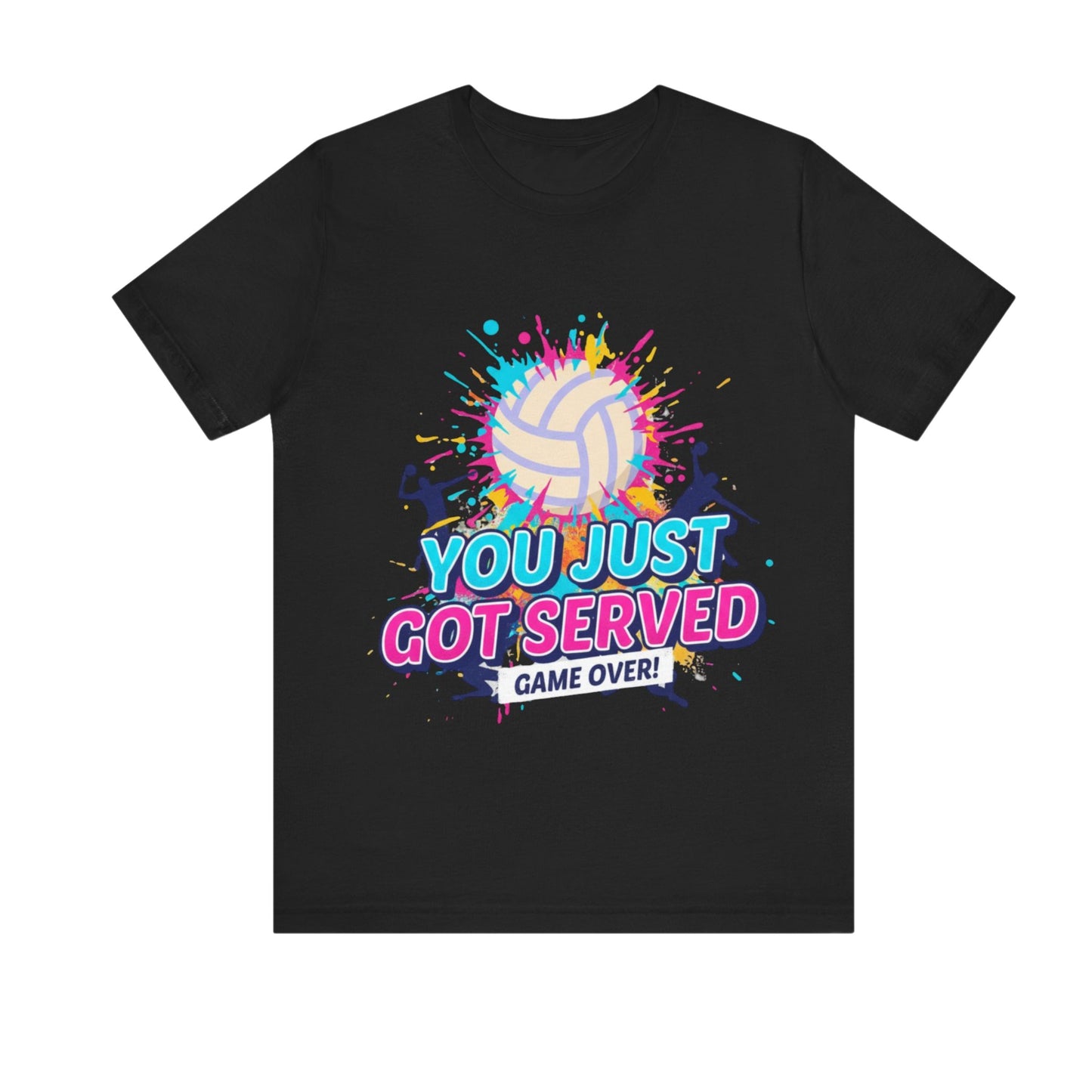 Describing a tough serve in volleyball!